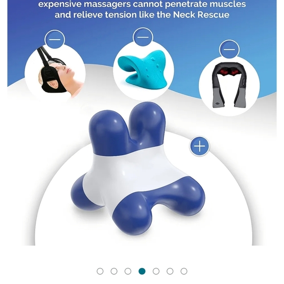 Neck Massager for Pain Relief Deep Tissue, Unique Massage Points - Picture 2 of 8